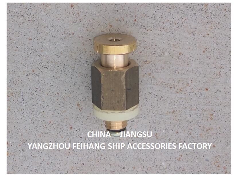 Dn6, válvula de ventilação de auto-fechamento carregada de molas para sonorização Válvulas de auto-fechamento Material Formulário de ligação de bronze/ latão