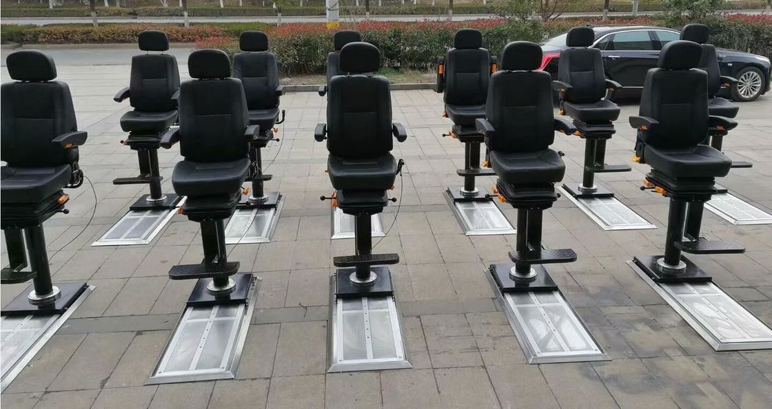 Apto para o cockpit do navio Tipo de cadeira de condução de trilho deslizante com comprimento de trilho de 1,2 m