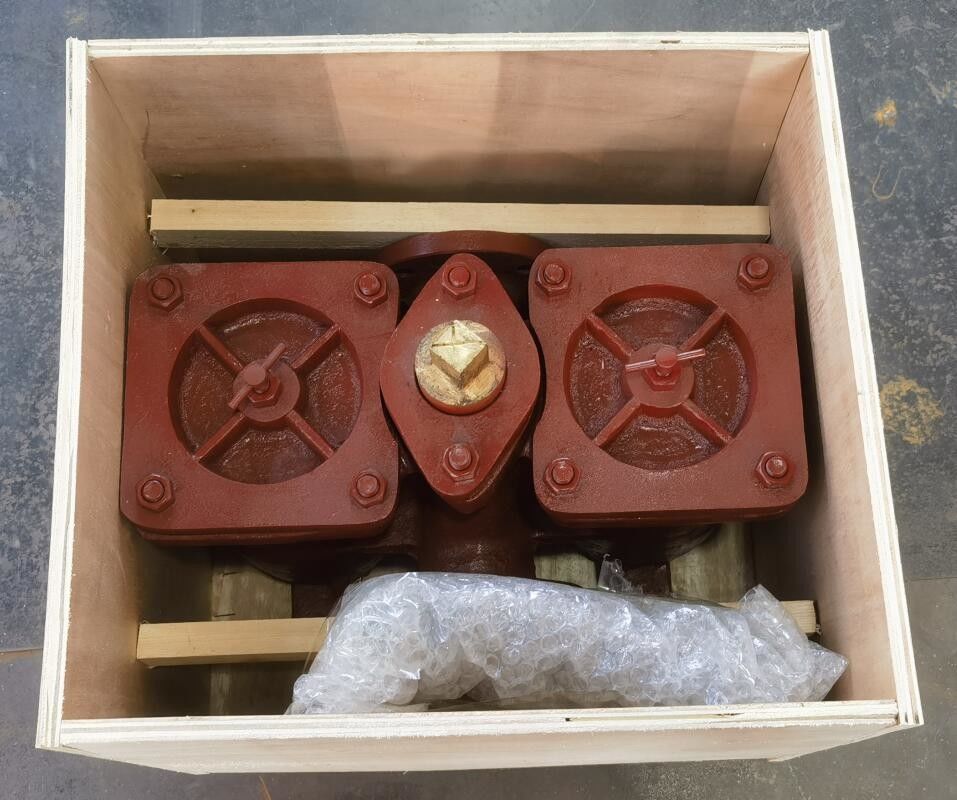 Filtro de flange de ferro fundido duplex de óleo durável adequado para 0,5mpa