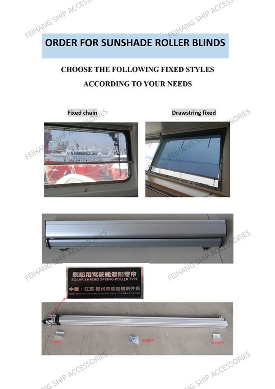 IMPA150721 Sombras solares tipo rolos de mola -Feihang Marine