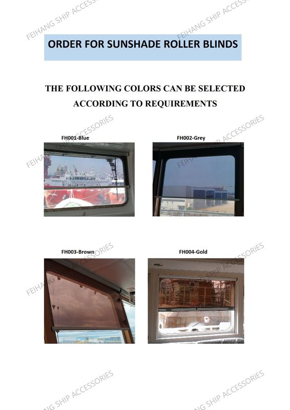 IMPA150721 Sombras solares tipo rolos de mola -Feihang Marine