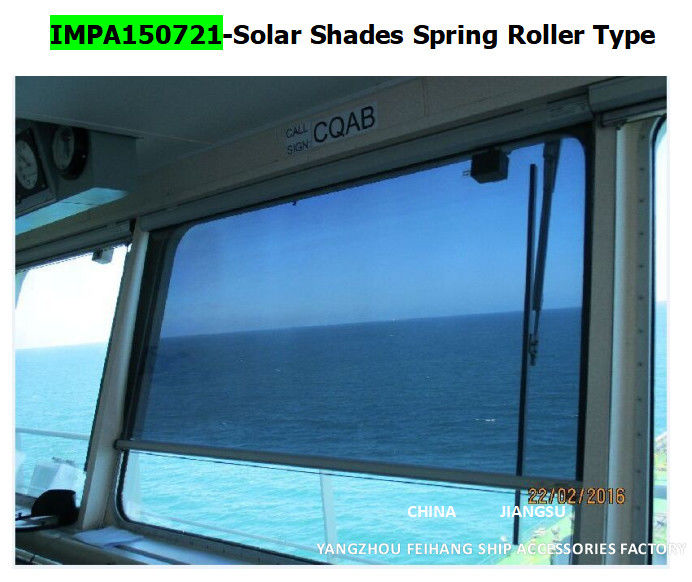 Sombras Solares de Alta Definição Tipo Roller de Primavera Sombras Solares Marinas Roller Blinds