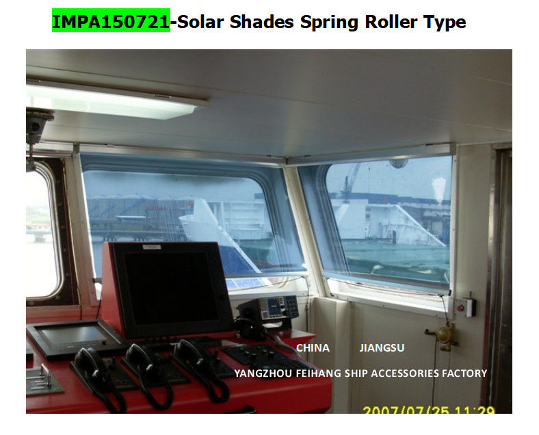 Fácil de Usar Sombras Solares Tipo Roller de Primavera Sombras Solares Marinas Roller Blinds