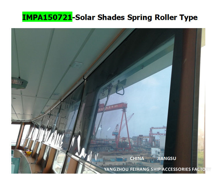 Sombras Solares de Alta Definição Tipo Roller de Primavera Sombras Solares Marinas Roller Blinds
