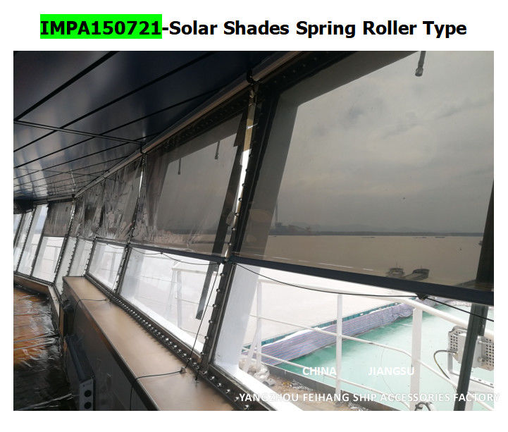 Alta Reproducibilidade Sombras Solares Tipo Roller de Primavera Sombras Solares Marinas Roller Blinds