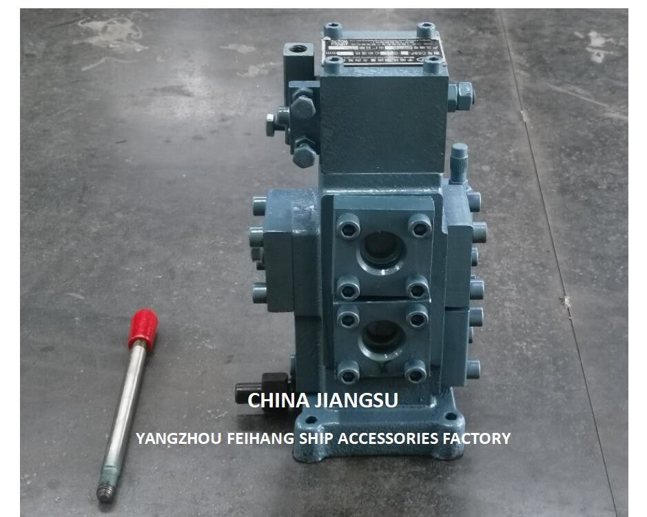 Modelo CSBF-G25 Bloco de controlo de fluxo proporcional manual para válvulas de comando de navios