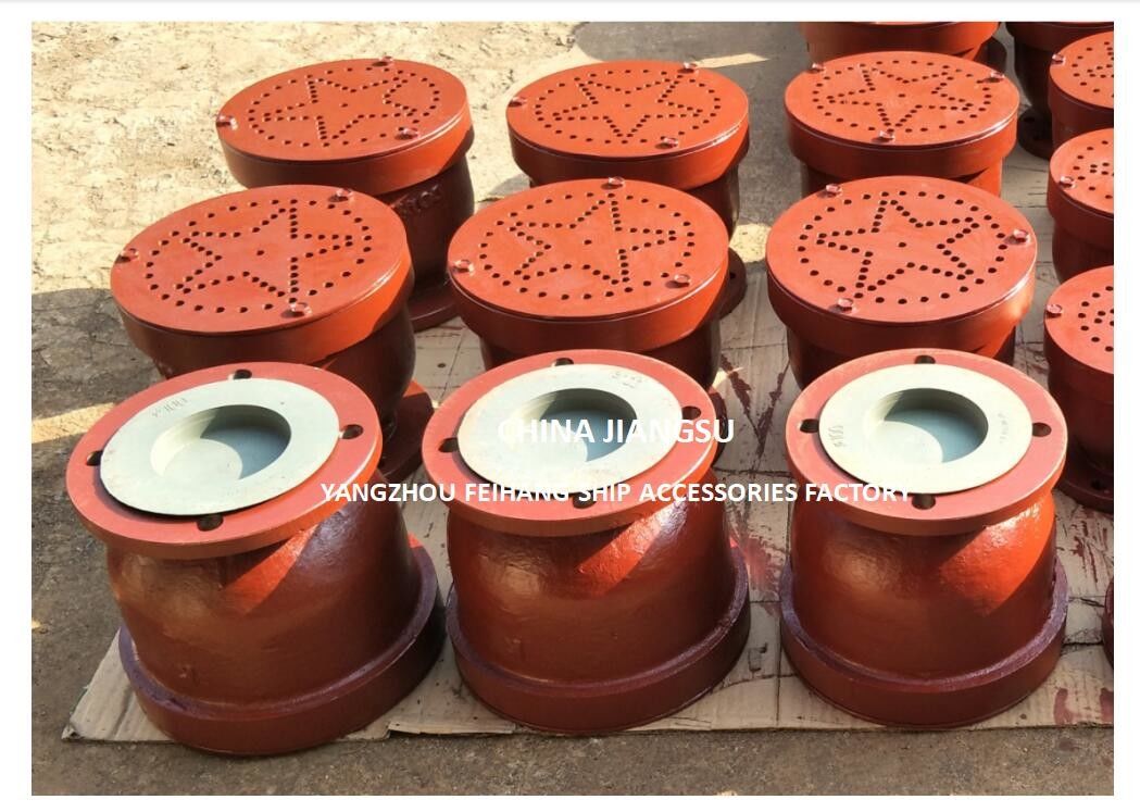 Prevenção do refluxo de água do mar Capuz de ventilação de ar de cabeça-colarinho Tipo de ventilação de ar para tanque de óleo, tanque de água Tipo de colarinho,