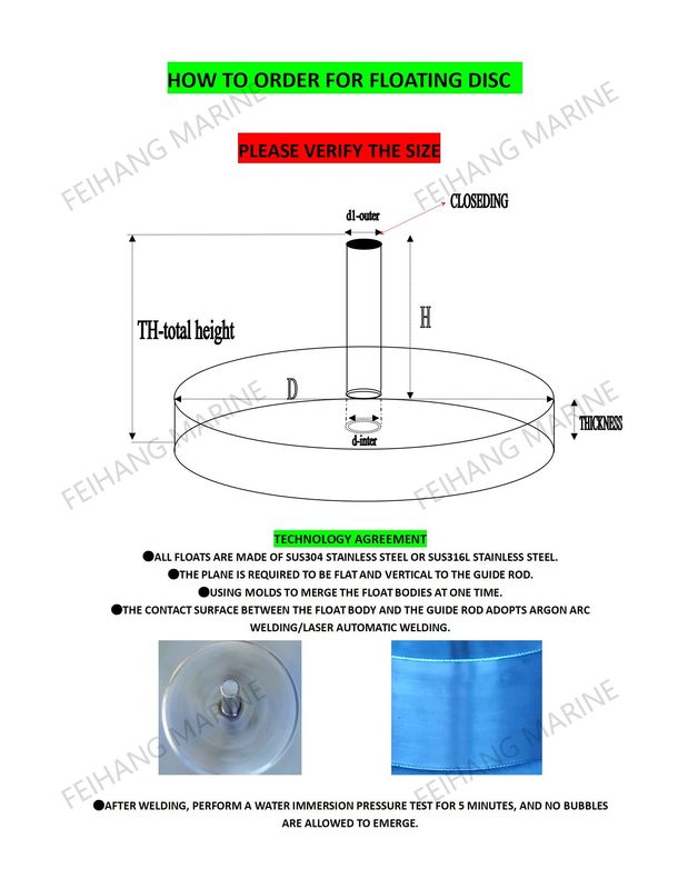Disco flutuante de ventilação de ar (flutuantes) & Floater da cabeça de ventilação de ar& Disco flutuante da cabeça de ventilação de ar& Placa flutuante da cabeça de ventilação de ar
