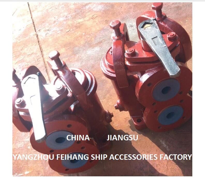 JIS 5K-25-100A DUPLEX OIL STRAINER ((U-TYPE) e PEQUENO DOUBLE OIL STRAINER ((U-TYPE)