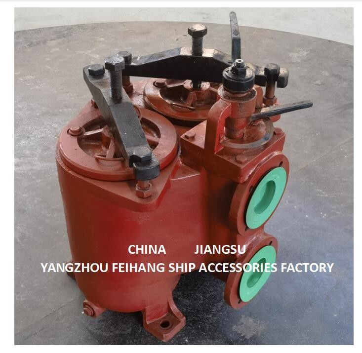 JIS 5K-65A DUPLEX OIL STRAINER ((U-TYPE) & DUPLEX OIL STRAINES MODELO 5K-65A JIS F7202