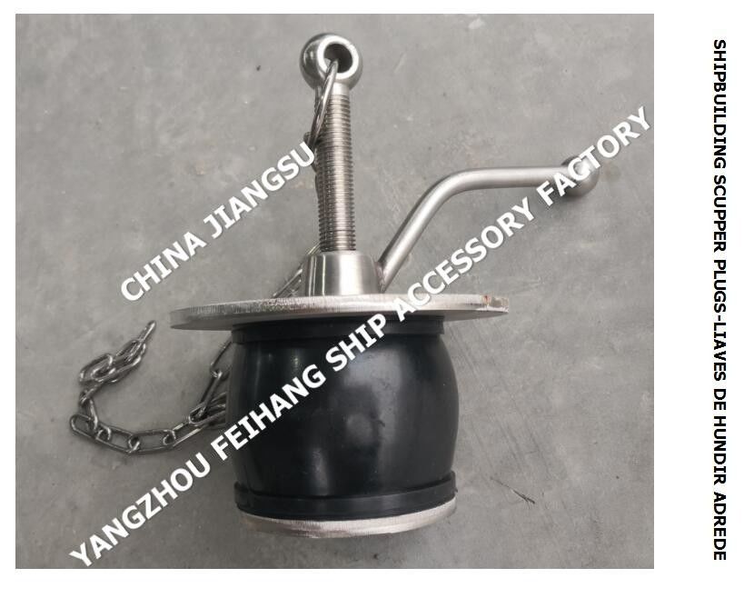 IMPA232484 50N-100 DECK SCUPPER PLUG, GUTTER PLUG-YANGZHO FEIHANG FABRICA DE ACCESSÓRIOS DE NAVOS