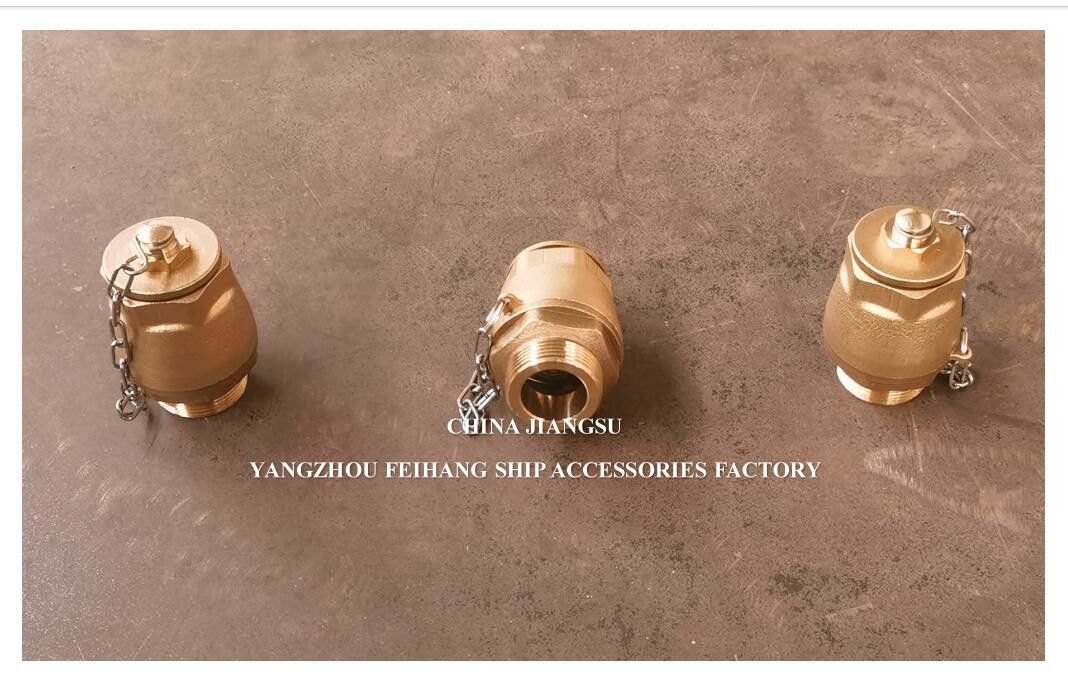 IMPA23339 FH-DN40 válvula de descarga de esferas corpo de latão tampa NPT de aço inoxidável esferas flutuantes