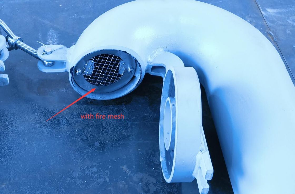 Diâmetro de ventilação do pescoço de ganso 100 mm, tipo redondo, com válvula de flap (o pescoço de ganso deve ser fechado)