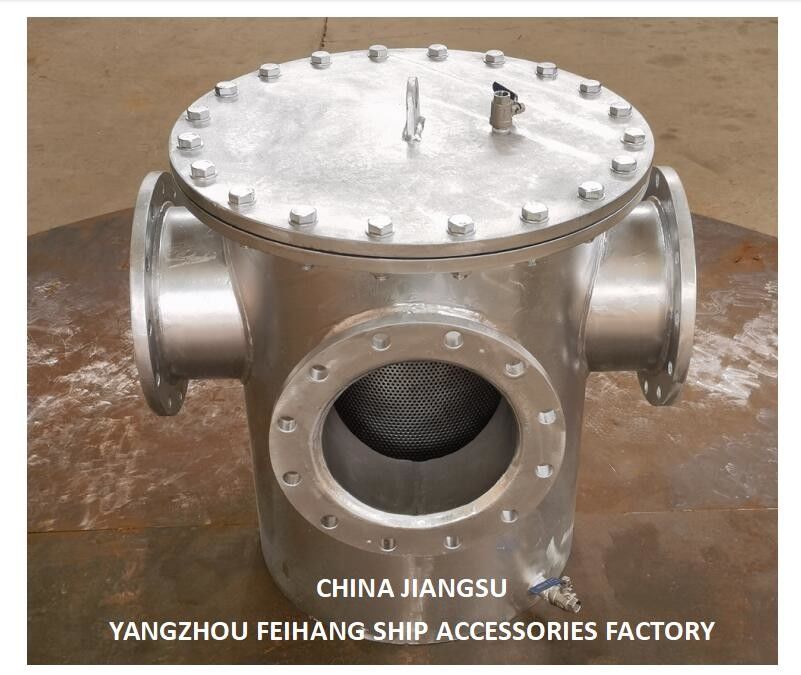 Aço inoxidável tipo 3 3Ways pode filtrar a água Flanged Design 5K ou 10K Hot Galvanized / Epoxy Paint