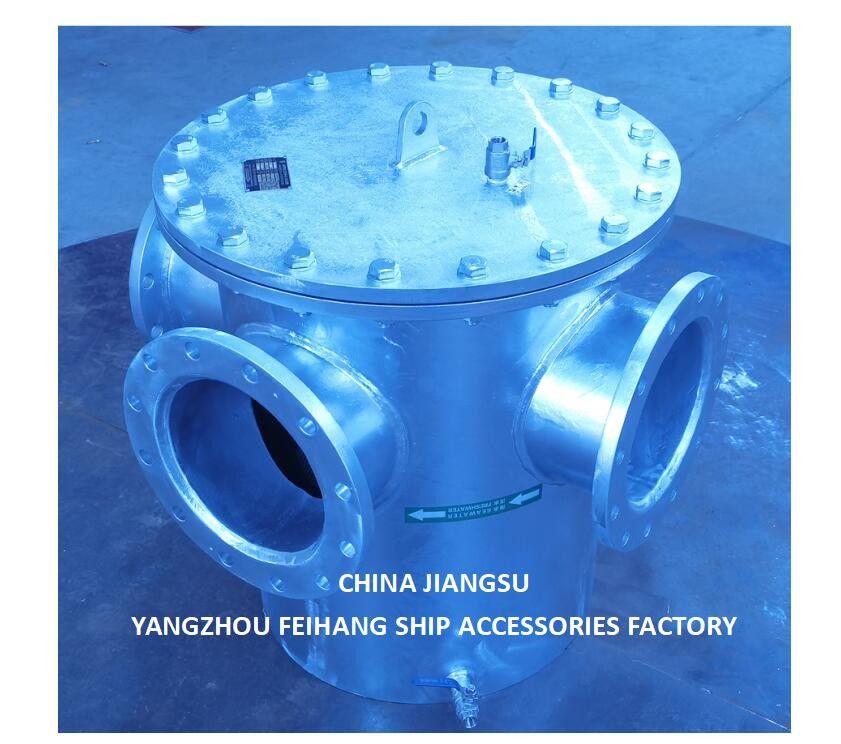 Aço inoxidável tipo 3 3Ways pode filtrar a água Flanged Design 5K ou 10K Hot Galvanized / Epoxy Paint