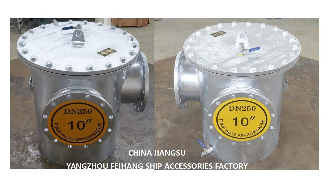 Aço inoxidável tipo 3 3Ways pode filtrar a água Flanged Design 5K ou 10K Hot Galvanized / Epoxy Paint
