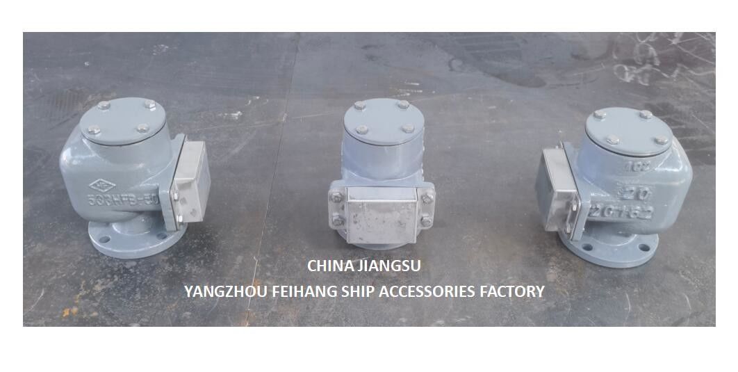 No 533hfb-50a Cabeça de ventilação para tanque de esgoto com SUS316l Floater Nbr Gasket 0,3mpa