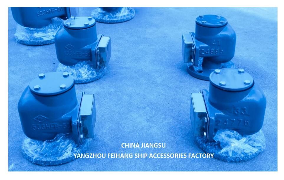 NO.533HFB-50A cabeça de ventilação de ar para tanque de lastro com SUS316L FLOATER NBR GASKET 0.3MPA