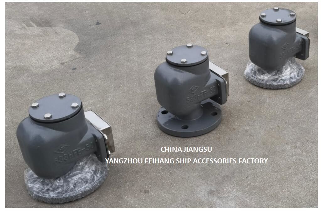 Cabeça de ventilação do tanque após o pico - Cabeça do tubo de ar Modelo:No.533HFB-50A Com Sus316l Floater Nbr Gasket 0.3mpa