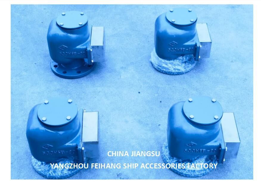 No 533hfb-80a Cabeça de ventilação para tanque de água do mar Corpo de ferro fundido com flutuador de aço inoxidável