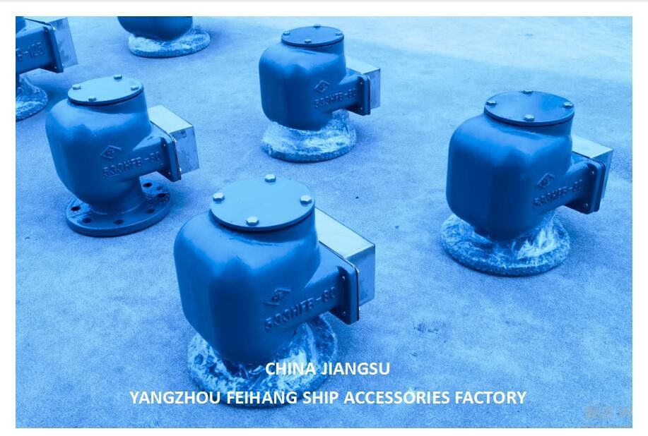 Tanques de lastro de água cabeça de ventilação de ar modelo-533hfb-80a corpo de ferro fundido e aço inoxidável flutuante
