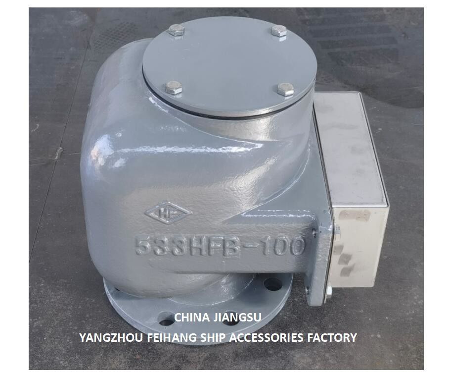 Cabeça de ventilação do tanque superior no. 533hfb-100a Cabeça do tubo de ar com corpo de ferro fundido Float de aço inoxidável