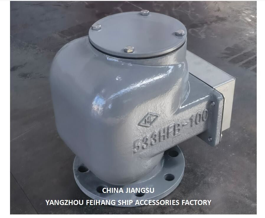 Cabeça de ventilação do tanque superior no. 533hfb-100a Cabeça do tubo de ar com corpo de ferro fundido Float de aço inoxidável