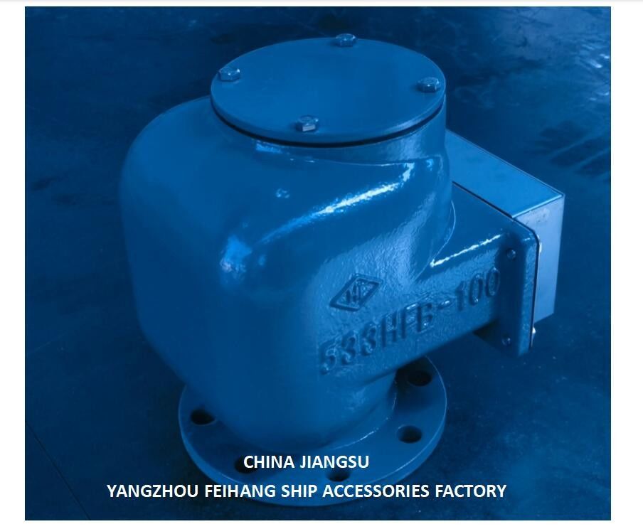 Cabeça de ventilação do tanque superior no. 533hfb-100a Cabeça do tubo de ar com corpo de ferro fundido Float de aço inoxidável