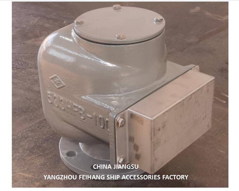 Cabeça de ventilação do tanque de lastro e cabeça do tubo de ar de lastro Modelo 533HFB-100A Corpo de ferro fundido Floatvv de aço inoxidável