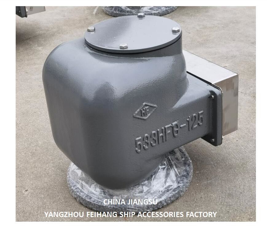533hfb-125a Cabeça de ventilação do tanque de lastro e cabeça do tubo de ar de lastro Corpo de ferro fundido Com flutuador de aço inoxidável