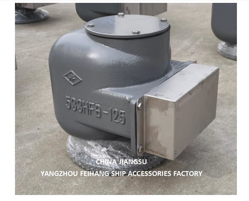 533hfb-125a Cabeça de ventilação do tanque de lastro e cabeça do tubo de ar de lastro Corpo de ferro fundido Com flutuador de aço inoxidável