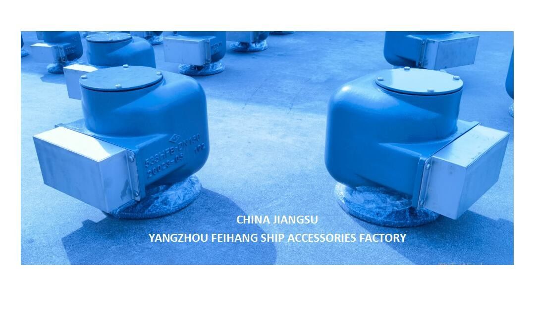 TANKES DE BALLAST DE ÁGUA CABEÇA DE VENTÃO DE AR MODELO-533HFB-150A CABEÇA DE TUBO DE AR MARINO COMPLETO DE FUSO DE FERRO COM AÇO INOXIDÁVEL