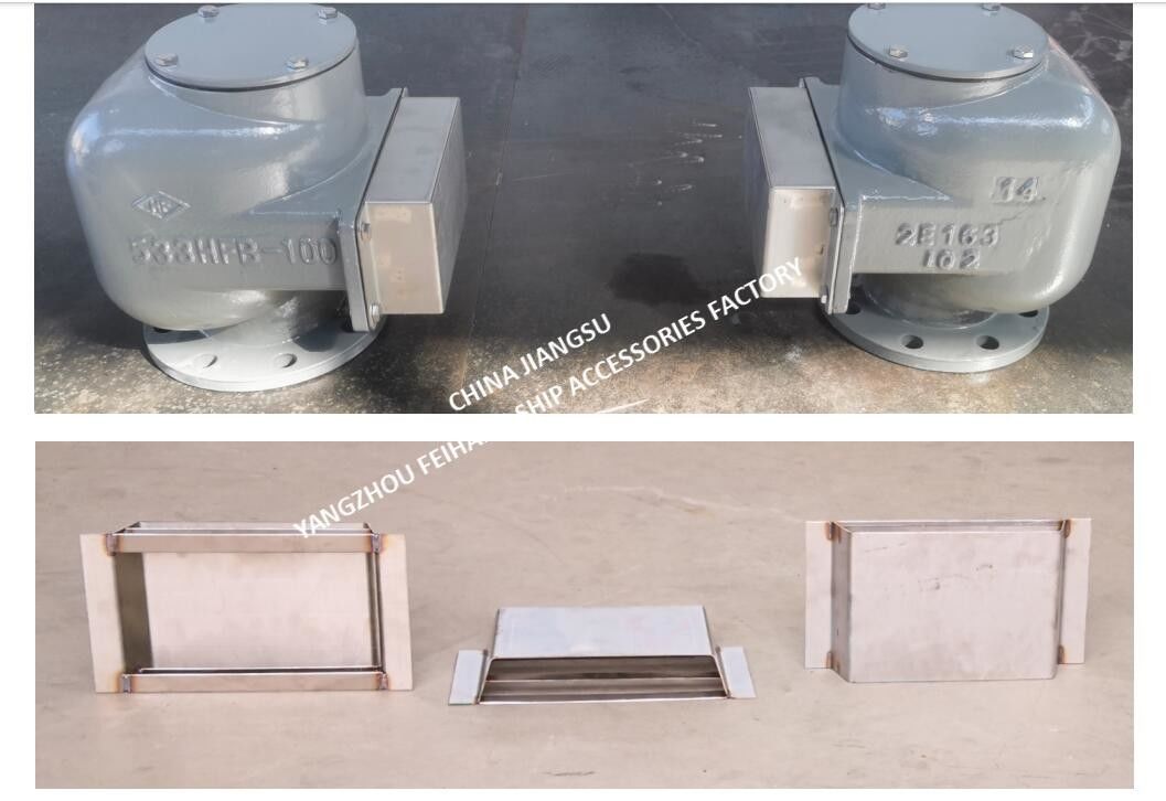 Cobertura lateral para a cabeça do tubo de ar n.o 533HFB-350A & Cobertura do capô para a cabeça de ventilação de ar n.o 533HFB-350A Material: aço inoxidável