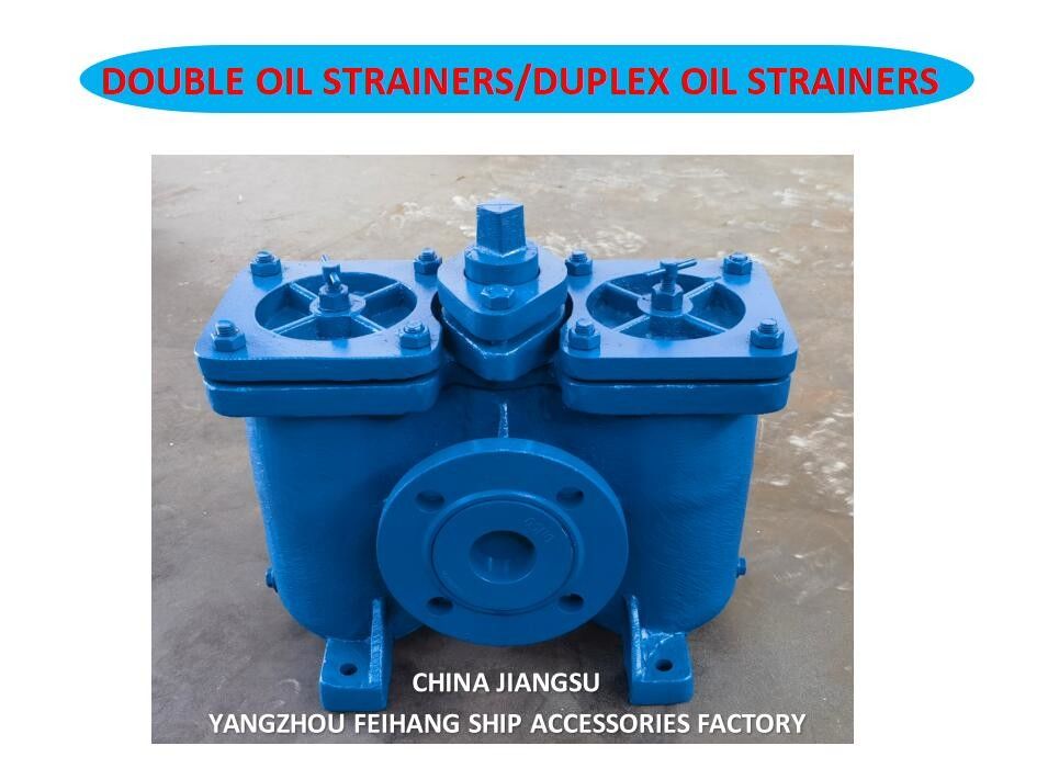 Filtros de óleo duplex - Marcador de filtros de óleo duplos China Jiangsu Yangzhou Feihang Fábrica de acessórios para navios