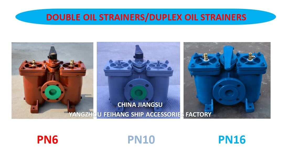 Filtros de óleo duplex - Marcador de filtros de óleo duplos China Jiangsu Yangzhou Feihang Fábrica de acessórios para navios