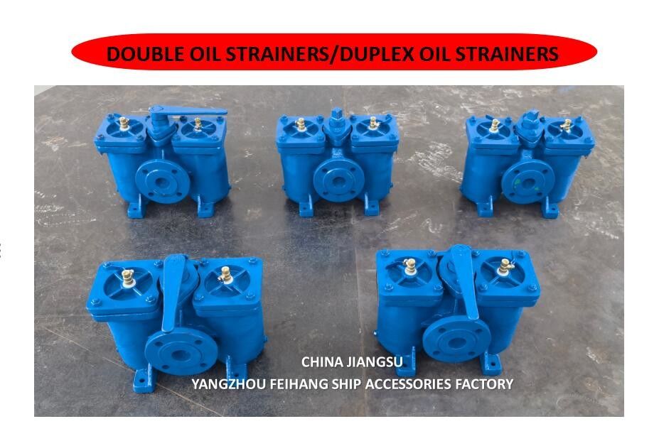 Filtros de óleo duplex - Marcador de filtros de óleo duplos China Jiangsu Yangzhou Feihang Fábrica de acessórios para navios