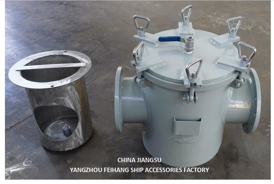 Estofadores de água do mar Modelo AS125 CBM1061 Corpo Galvanizado, Ecrã de aço inoxidável e fornecedor da China - FeiHang