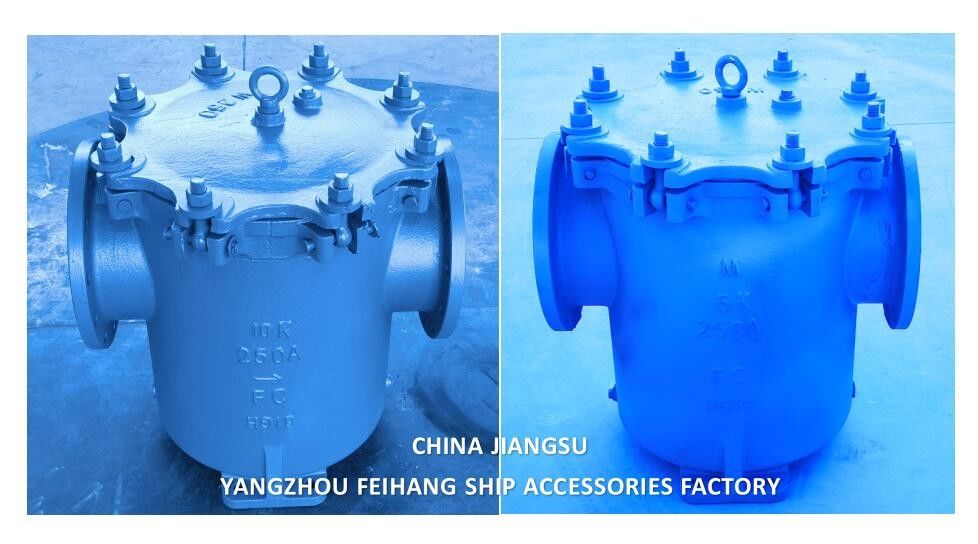 Fornecedor da China - IMPA 872011 Filtros de água de lata marinha e filtros de água de lata de ferro fundido JIS F7121