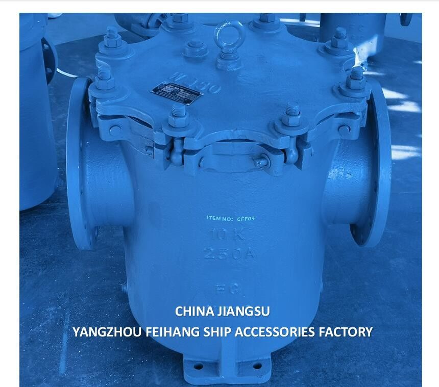 Fornecedor da China - IMPA 872011 Filtros de água de lata marinha e filtros de água de lata de ferro fundido JIS F7121