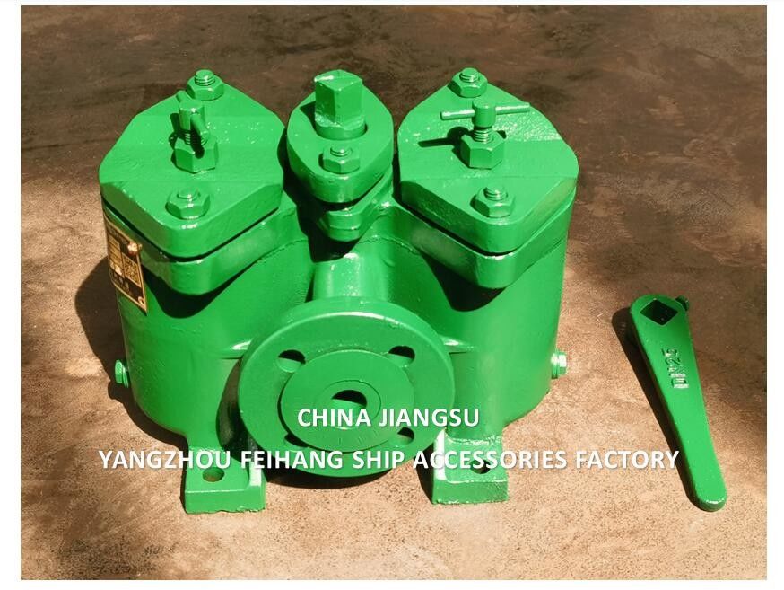 CHINA SUPPLY DOUBLE FUEL STRAINERS & DUPLEX OIL FILTER (incluindo elementos de filtro) MODELO-AS 25-0.25/0.16 CB/T425 - 94