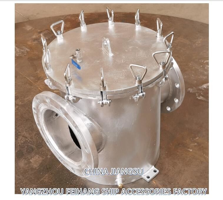 Modelo de desenho técnico para o filtro de água grosseira e filtro de água marinha AS250 CB/T497