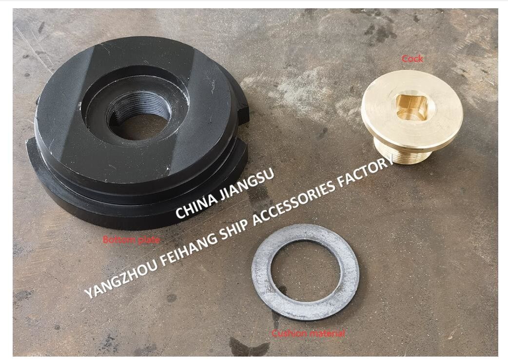 China Supplementing Bottom Plugs Modelo BW42-35H CB/T254-1997 Para Tanque de Água Com Placa de Base de Aço de Carbono de Brass Cock