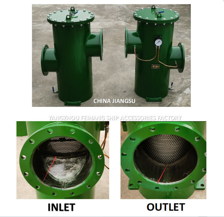EINFACHFILTER SIMPLEX FILTRO UNICO DE ÓLEO DN300 PN16 COMPLETO DE AÇO FORMADO AÇO INOXIDÁVEL