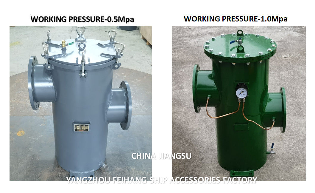 Modelo fH-5K-300A Ship Standard Simplex Basket Strainer & Simplex Oil Strainers de aço carbono