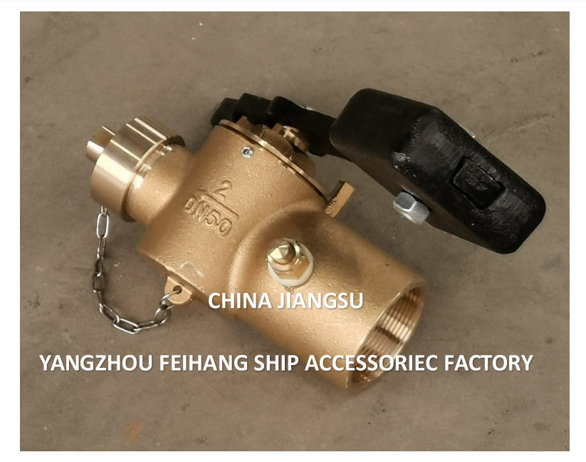 Feihang Modelo FH50 Cb/T3778-1999 Sonoridade Cock-Sounding Bronze Self-Closing Valve Ends Threaded