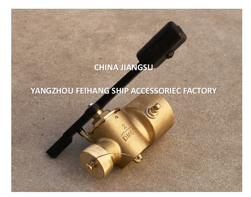 China Válvula de auto-fechamento de som de galho com fios Modelo FH40 Cb/T3778-1999