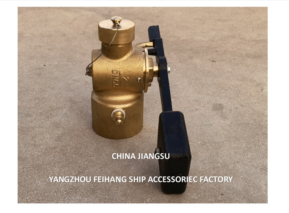 China Válvula de auto-fechamento de som de galho com fios Modelo FH40 Cb/T3778-1999
