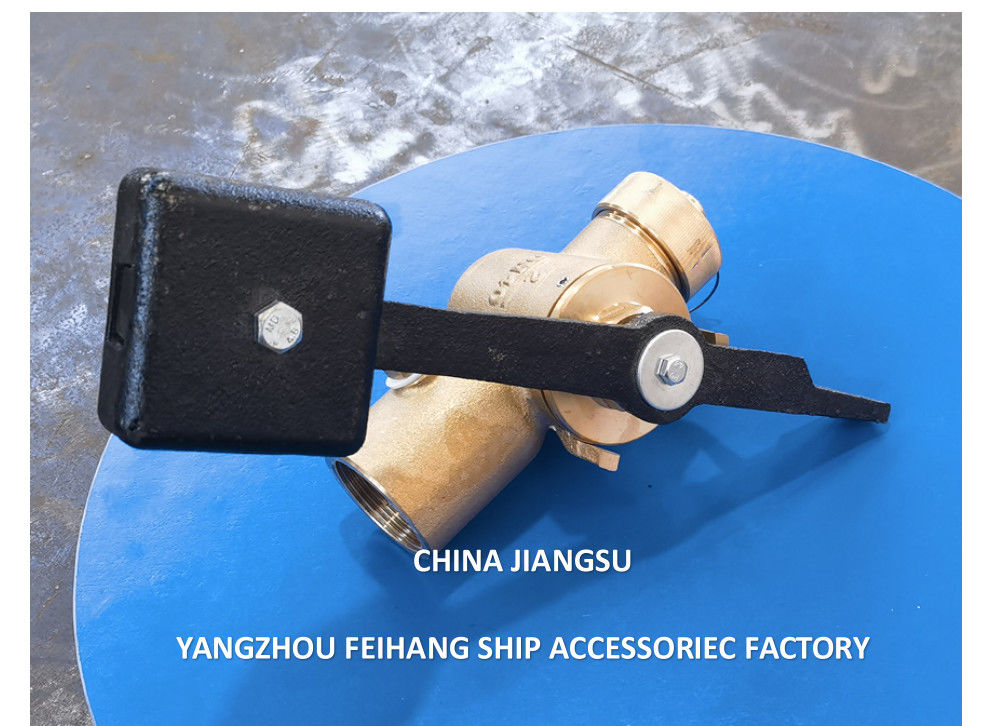 China Válvula de auto-fechamento de som de galho com fios Modelo FH40 Cb/T3778-1999
