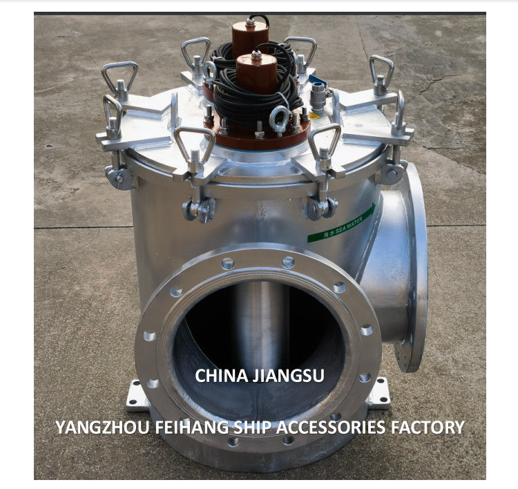 Filtro de água marinha AS350 CB/T497-2012 com modelo de sistema de prevenção do crescimento marinho MGPS