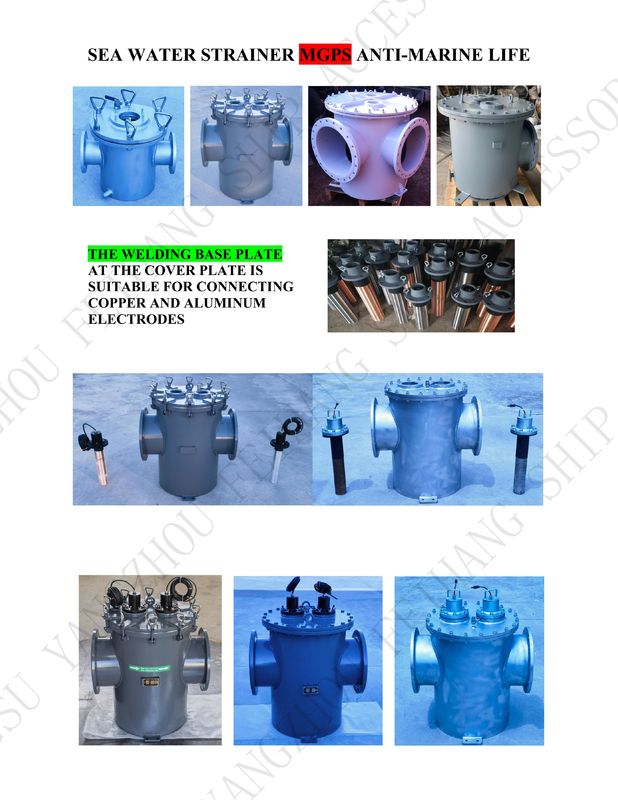 Filtro de água marinha com MGPS-Modelo de sistema de prevenção do crescimento marinho AS350 CB/T497-2012